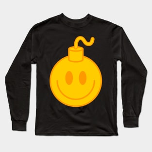 Bomb Happy Face Long Sleeve T-Shirt